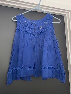 Free People Open-Back Shirt